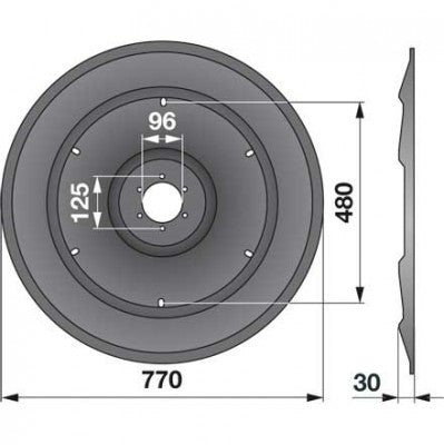 Gleitteller 06588640 zu Deutz-Fahr Trommelmäher – Deutz Ersatzteile Ersatzteil
