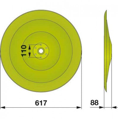 Gleitteller 947442.2 zu Claas Trommelmäher – Sonstiges für Trommelmähwerk Ersatzteil