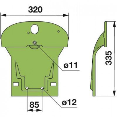 Gleitkufe Scheibenmäher/Kreiselmäher 139666.3 zu Krone – Sonstiges für Scheibenmähwerk Ersatzteil