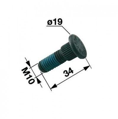 Rändelschraube 020406 zu Mörtl Scheibenmäher – Schrauben Ersatzteil