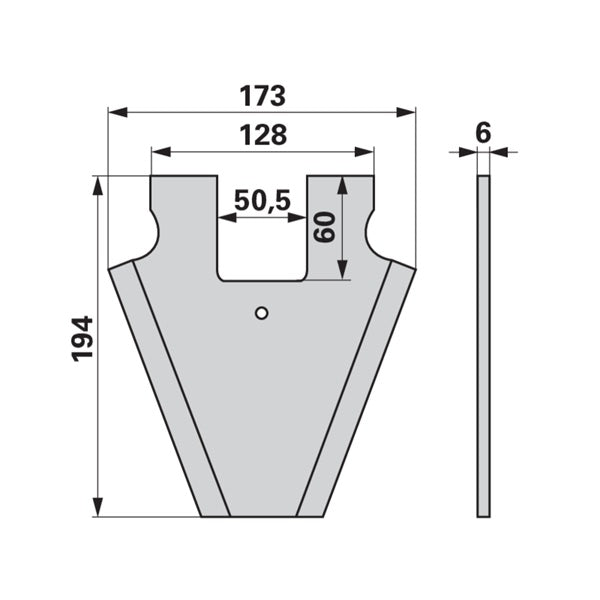 Ladewagenmesser 433132 zu Schuitemaker – Messer für Ladewagen Ersatzteil