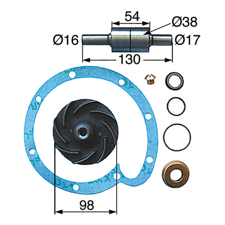 Reparatursatz 1094012R92 zu Case IH – Wasserpumpen Ersatzteil
