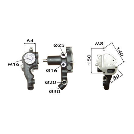 Wasserpumpe 162000060735 zu Steyr – Wasserpumpen Ersatzteil
