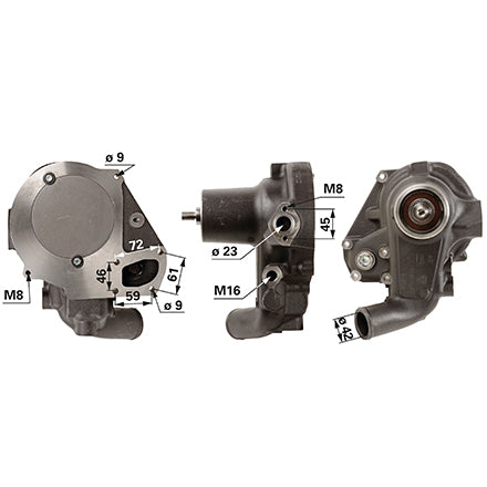 Wasserpumpe 162000060758 zu New Holland – Wasserpumpen Ersatzteil