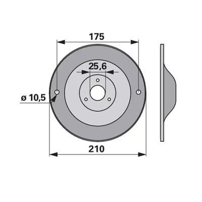 Abdeckscheibe 06563328 zu Deutz-Fahr – edit Ersatzteil