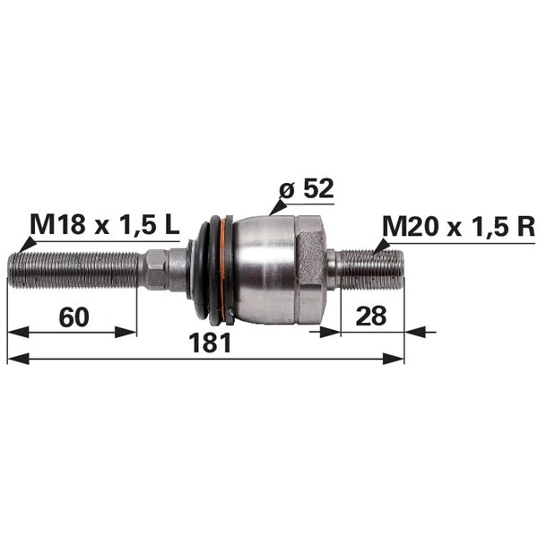 Axialgelenk 83957148 zu Ford – Sonstiges für Traktor Ersatzteil