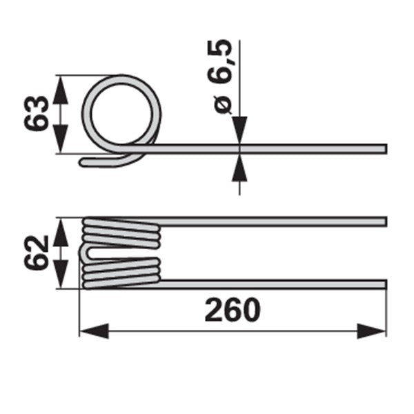 Bandrechenzinke zu Stoll - JF 0676790 – Kreiselheuer Ersatzteil