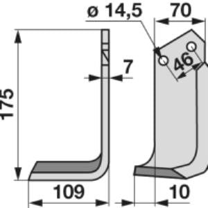 Winkelmesser links zu Sovema 900111010