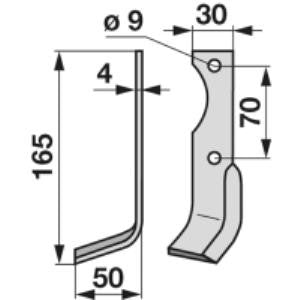 Winkelmesser links zu Agria NH16548