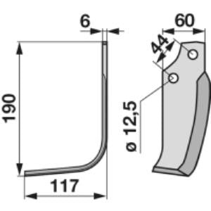 Winkelmesser links zu Maschio 19100416