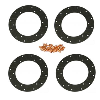 Bremsbelagsatz 131787A1 zu Case IH Ringbeläge 200 mm 4 Stück – Bremsbeläge für Traktor Ersatzteil