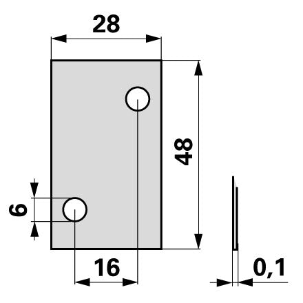 Bucher Einstellplatte 0,1 mm H102.200.211 – Sonstiges für Balkenmäher Ersatzteil