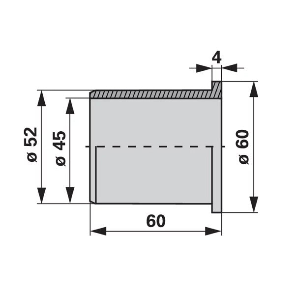 Büchse 59659 hinten zu Rapid – Buchsen Ersatzteil