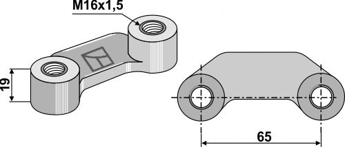 Bügelmutter - M16x1,5 8437.00.71 zu Rabe