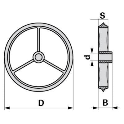 Cambrigering 450mm – Egge Ersatzteil