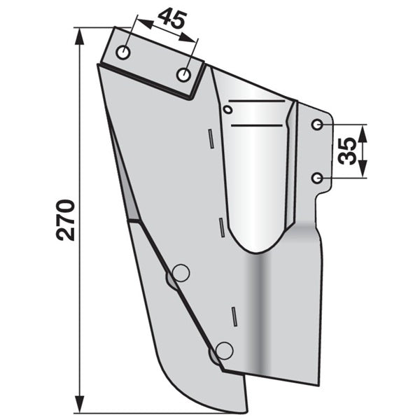 Drillschare anstelle von Reform 300.423.222 – Drill Schare Ersatzteil