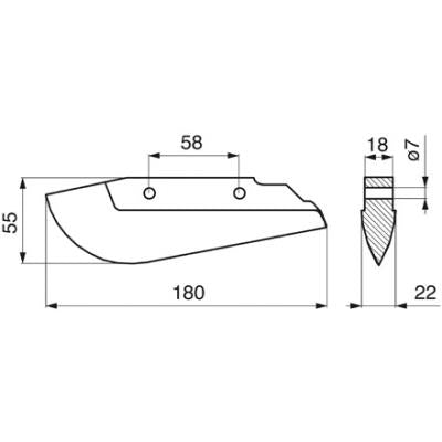 Drillschar 494266 zu Lely – Drill Schare Ersatzteil