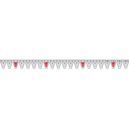 ESM Obermesser ohne Messerkopf 140 cm H179.051.390 – Messer für Balkenmäher Ersatzteil