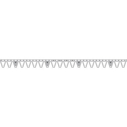ESM Obermesser 135 cm Alte Ausführung 116.444.908 – Messer für Balkenmäher Ersatzteil
