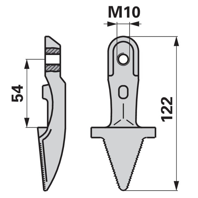 Einzelmulchfinger 20122 zu Casorzo