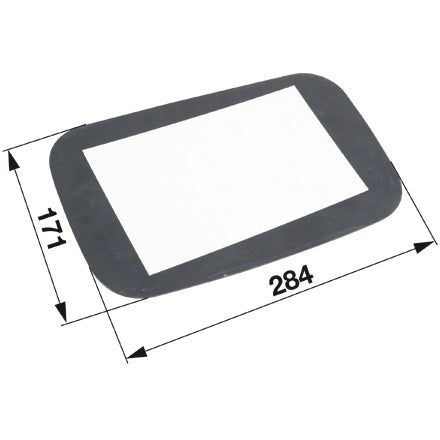 Ersatzglas 3203316 zu Lindner – Traktorspiegel Ersatzteil