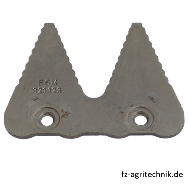 Esm Doppelbalkenklinge gezahnt 321.123 – Klingen für Scheibenmähwerk Ersatzteil