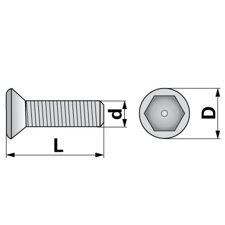 Esm Linsensenkschraube M10 x 23 mm 323.2530 – Schrauben Ersatzteil
