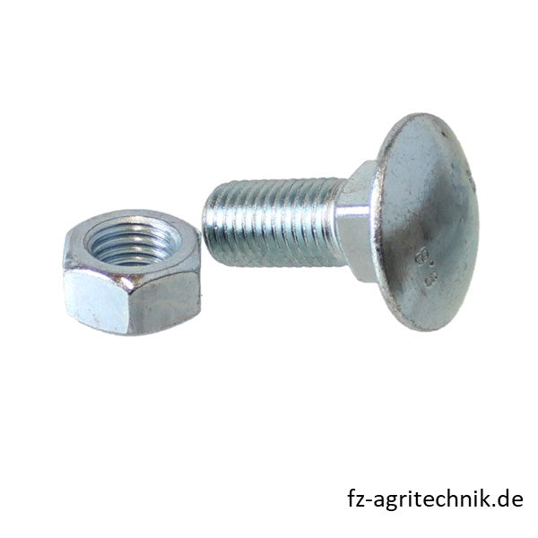 Flachrundschraube M16 x 40 mm - 04-047868 zu Mengele – Landtechnik Ersatzteil