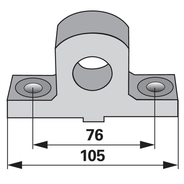 Flansch 670395.3 zu Claas Mähdrescher - Variante 1 – Flansch Ersatzteil