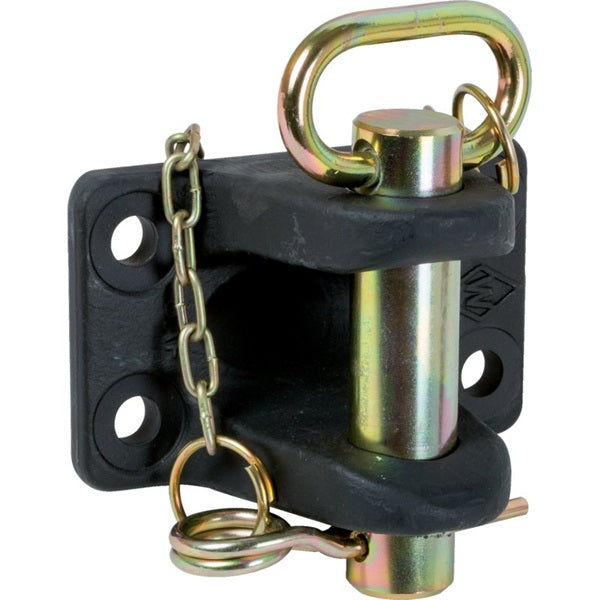 Flanschkupplung manuell, 120 x 55 mm, M14, Bolzen 32 mm nicht drehbar, zum Rangieren – Anhängertechnik Ersatzteil