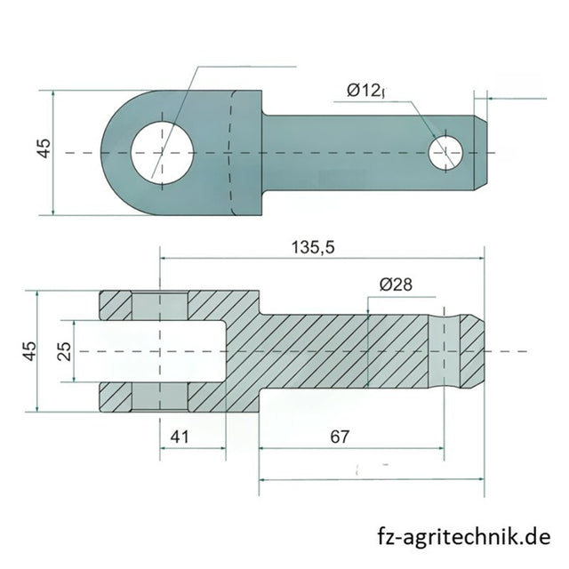 Gabelstück 3220670R2 für Case IH