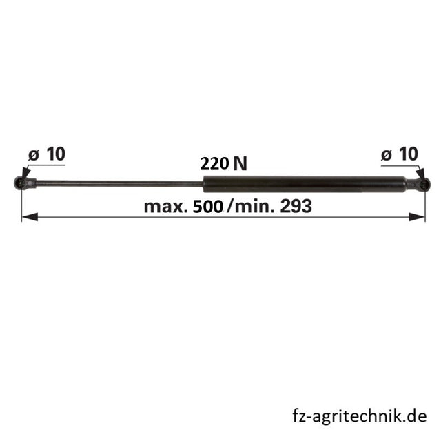Gasdruckfeder 0.9241.140.4 für Tür zu Hürlimann