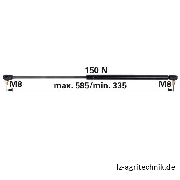 Gasdruckfeder 3902140M1 zu Massey Ferguson – Sonstiges für Traktor Ersatzteil