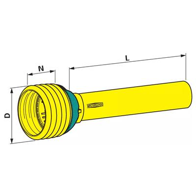 Gelenkwellenschutzhälfte außen 1500 mm Power Drive Walterscheid 1116436 – Gelenkwelle Ersatzteil