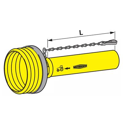 Gelenkwellenschutzhälfte außen 550 mm Walterscheid 1368784 – Gelenkwelle Ersatzteil