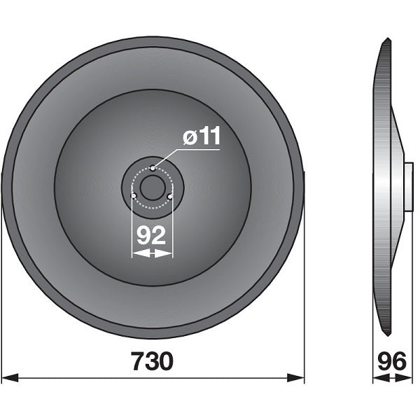 Gleitteller GT0332K0 zu Vicon-PZ Trommelmäher – Halter für Trommelmähwerk Ersatzteil
