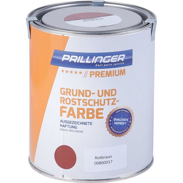 Grund- und Rostschutzfarbe, Rotbraun, 1 kg – Lack für Traktor Ersatzteil