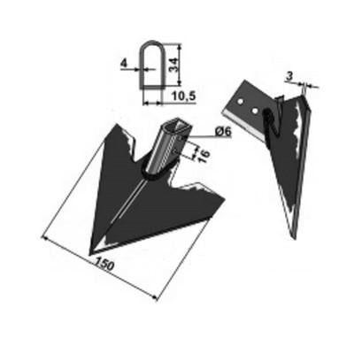 Hackschar R409456 zu Hatzenbichler – Schare Ersatzteil