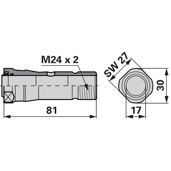 Hülse mit Abstreifer & Ring AM181/1 zu Aebi – Sonstiges für Traktor Ersatzteil