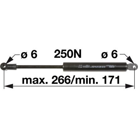 Gasdruckfeder K311288 für Tür zu David Brown – Traktor Gasdruckfedern Ersatzteil