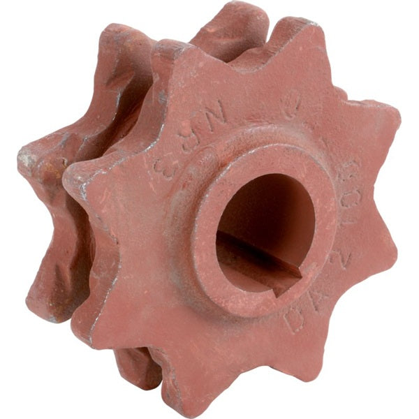 Kettennuss offen - 8 x 24 mm - AD 140 x ID 40 mm - zu Krüger – Landtechnik Ersatzteil