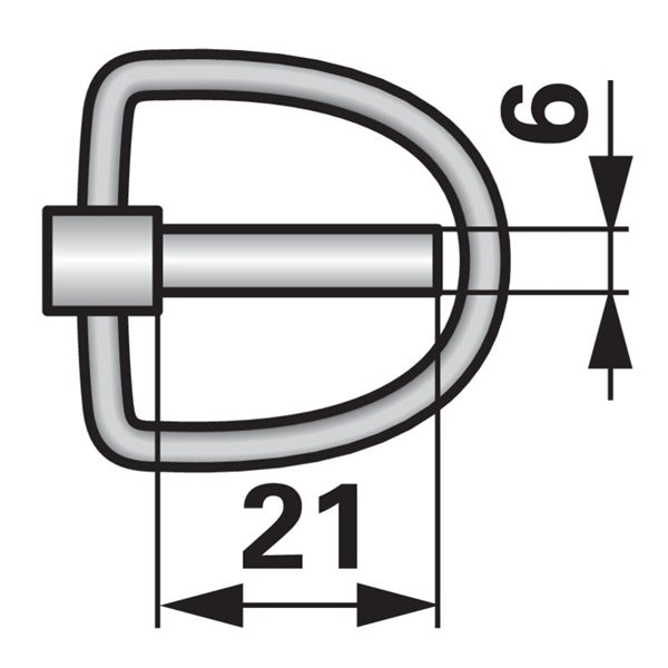Klappstecker DG086 zu Amazone – Stecker Ersatzteil