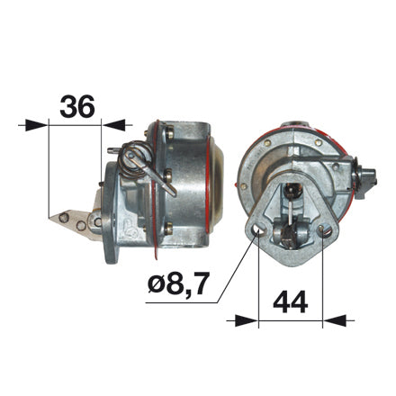 Kraftstoff-Förderpumpe 3637287M91 zu Massey Ferguson – Kraftstoff Ersatzteil