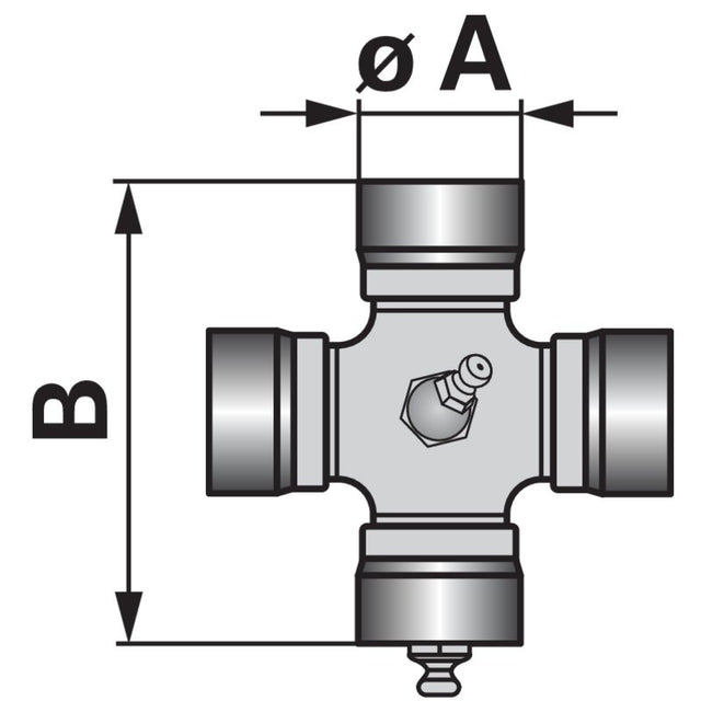 Kreuzgarnitur 203-3500- AW35-50 von Weasler