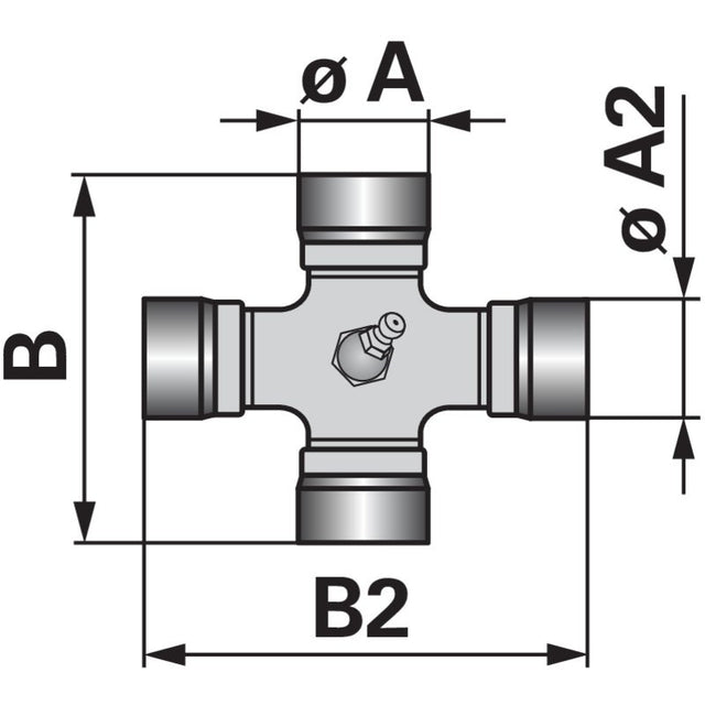 Kreuzgarnitur 36.06.00 - W2580 von Walterscheid