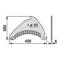 Ladewagenmesser 334899.0 zu Krone