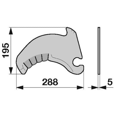 Messer 279349.1 zu Krone – Landtechnik Ersatzteil