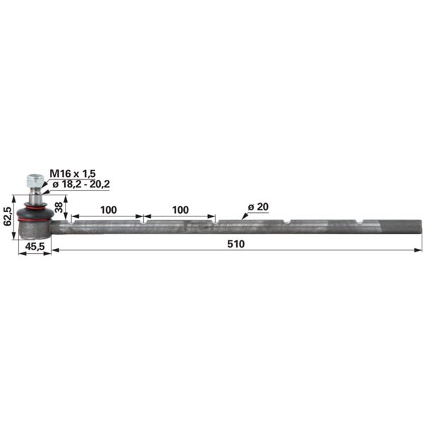 Kugelgelenk 5166131 zu Steyr – Landtechnik Ersatzteil