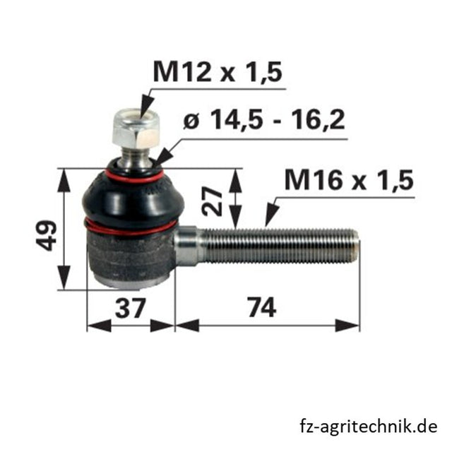 Kugelgelenk 7700505602 zu Renault