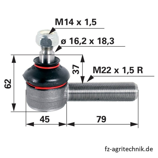 Kugelgelenk 80691 zu Carraro